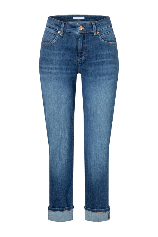Mac Ladies Straight Fit Sue Relax Indigo Blue Wash Jeans
