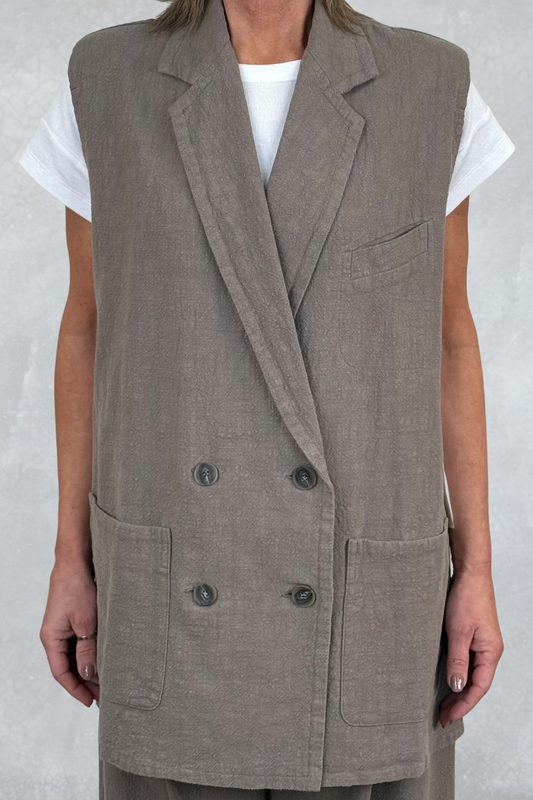 Lurdes Bergada Ladies Toasted Sleeveless Jacket