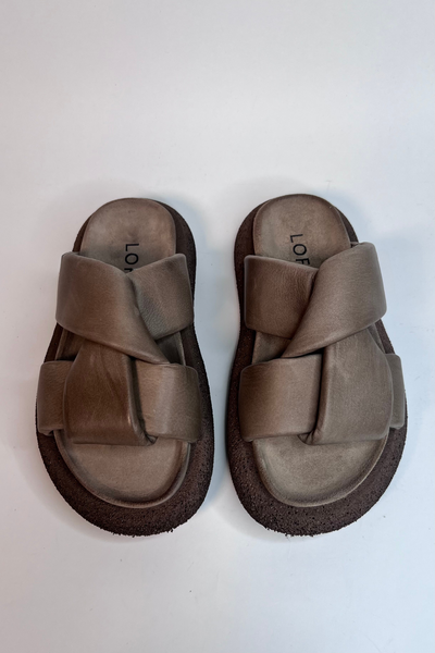 Lofina Ladies Simple and Super Elegant Gasoline Malto Twist Sandals