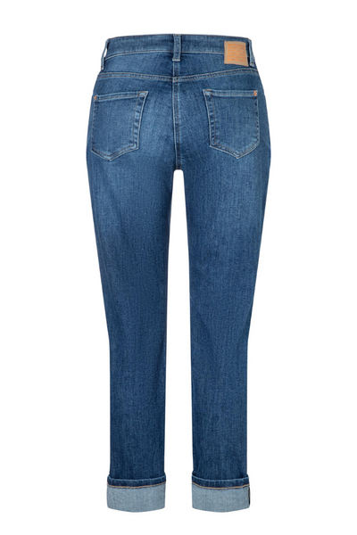 Mac Ladies Straight Fit Sue Relax Indigo Blue Wash Jeans
