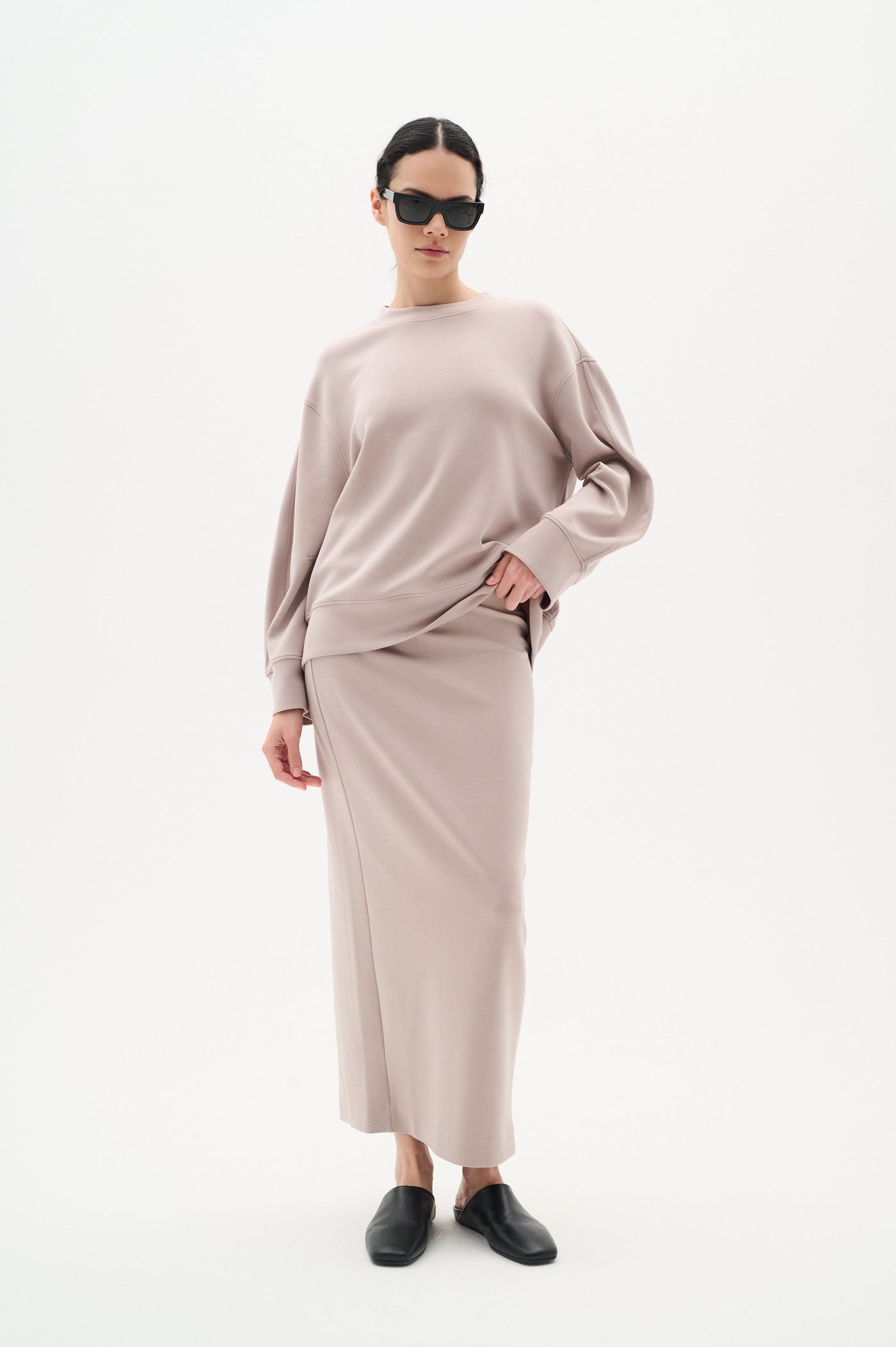 InWear Ladies Elastic Waist Aida Stone Skirt