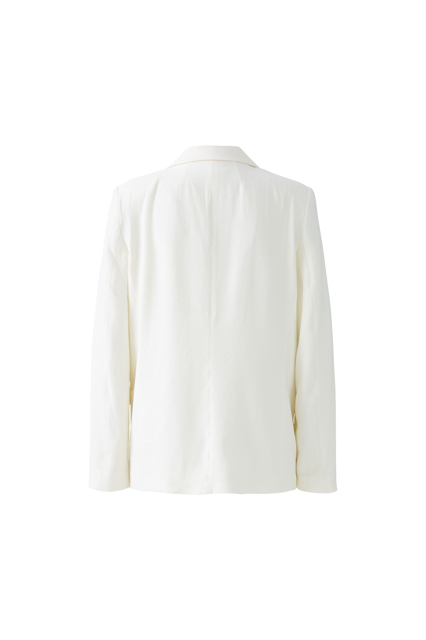 Oui Ladies Casual Cut Regular Length Champagne Double Breasted Blazer