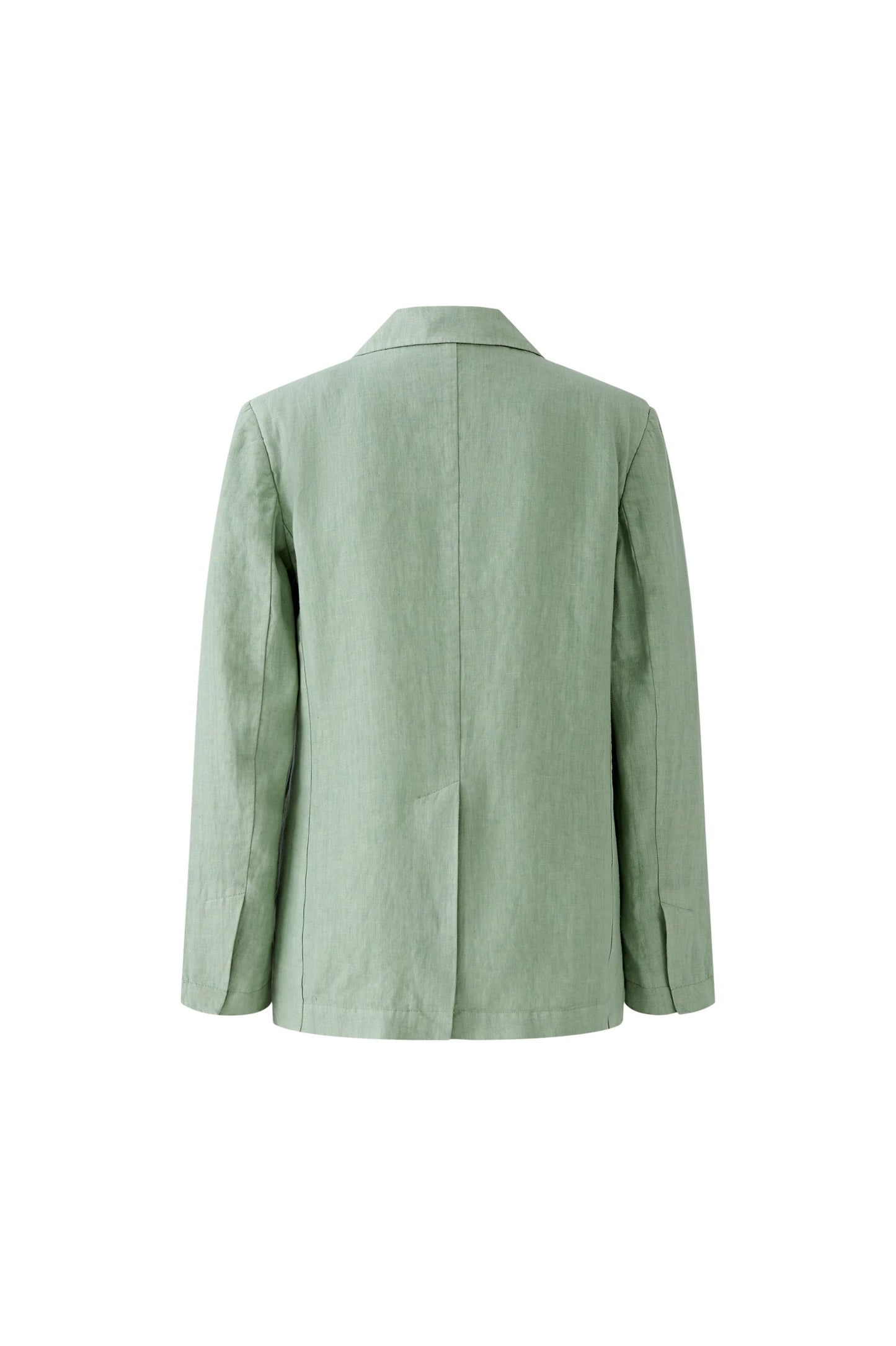 Oui Ladies Two Piped Pockets Sage Green Blazer