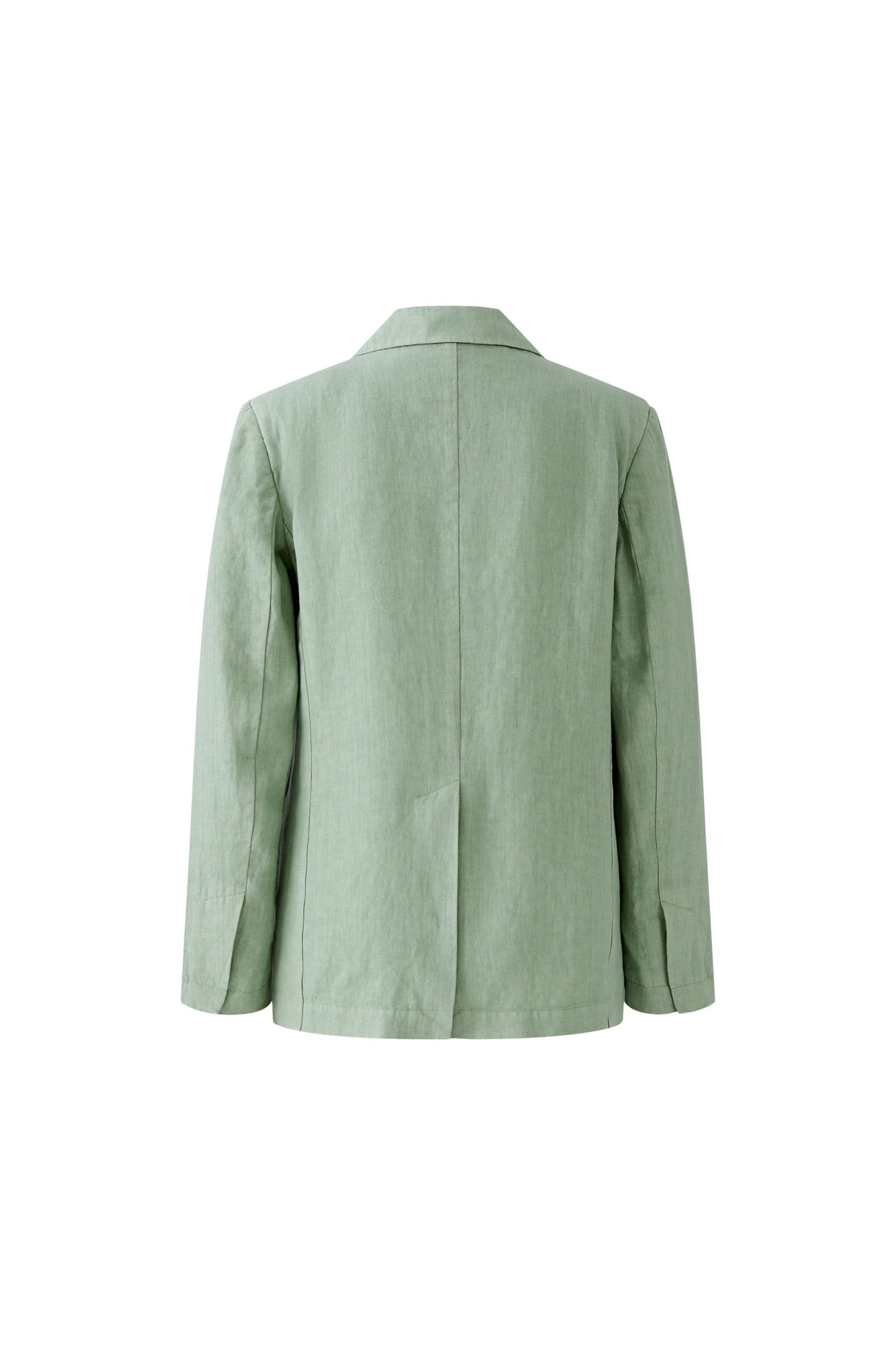Oui Ladies Two Piped Pockets Sage Green Blazer