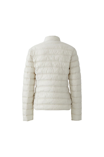 Oui Ladies Beige Light Stone Padded Jacket