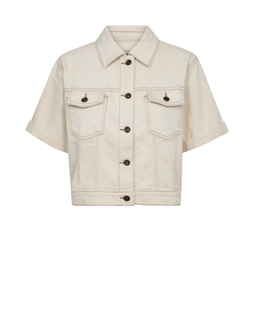 Mos Mosh Ladies Lette Clay Coloured Denim Jacket