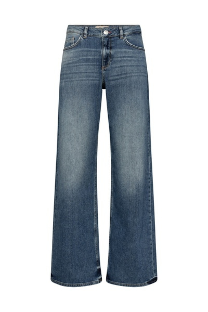 Mos Mosh Ladies  Flattering High Rise Dara Vint Mid Blue Jeans
