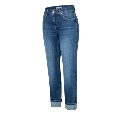 Mac Ladies Straight Fit Sue Relax Indigo Blue Wash Jeans