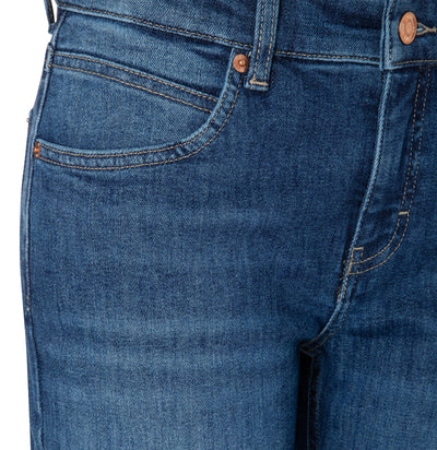 Mac Ladies Straight Fit Sue Relax Indigo Blue Wash Jeans